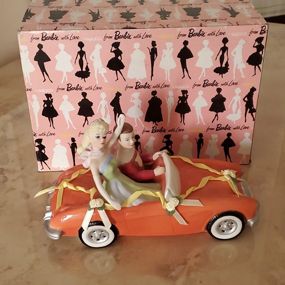 Vintage 1963 Barbie & Ken Musical Figurine